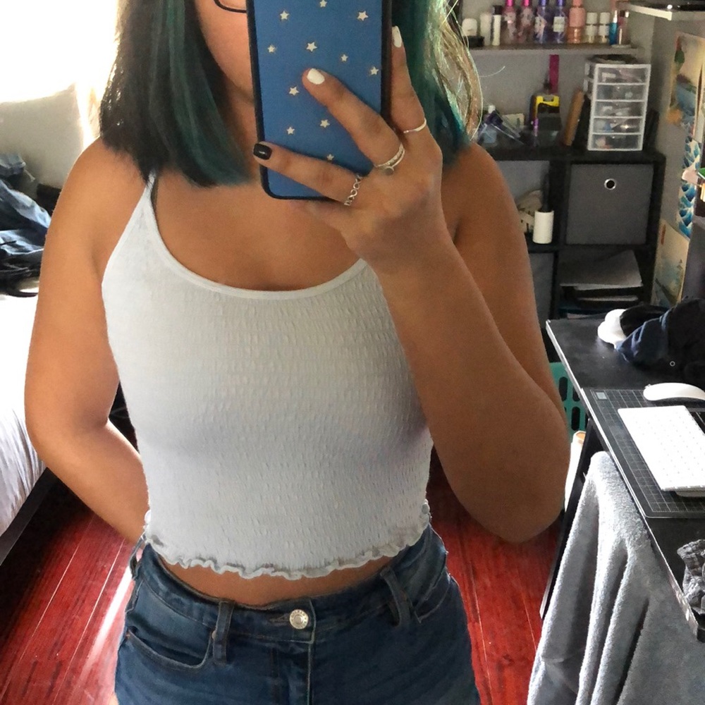 textured tank top